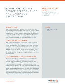Cover of SPN7 - SPN7 SPD Performance and Cascaded Protection - Tech Topic