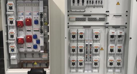 Cabinet with NH FSD Multivert Multibloc