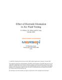 Cover of Effect of Electrode Orientation in Arc Flash Testing - White Paper